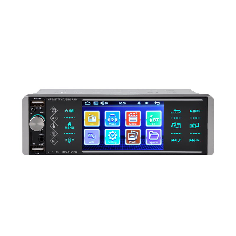 4.1inch Full Touchscreen Multimedia MP5 BT USB + Remote