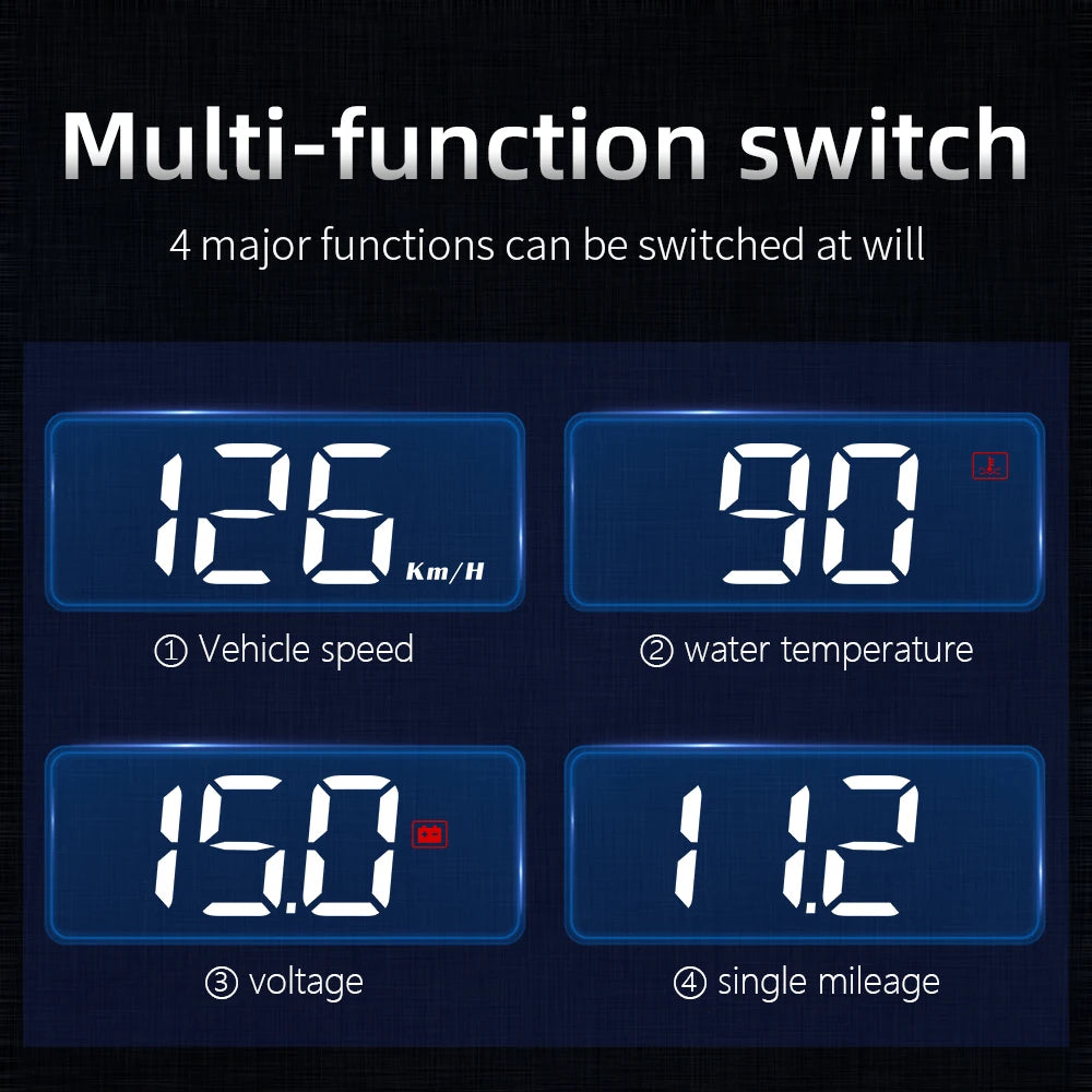 Universal GPS Head-Up Display - HUD Projector Display Speedometer