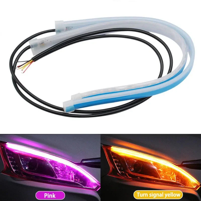 Universal Waterproof Headlight LED Strip - 2PCS