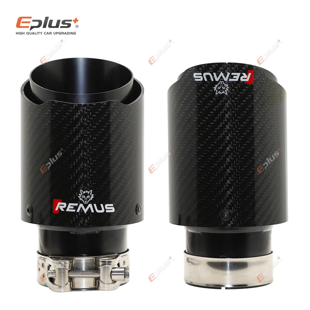 REMUS Gloss Carbon Exhaust System Pipe - Universal