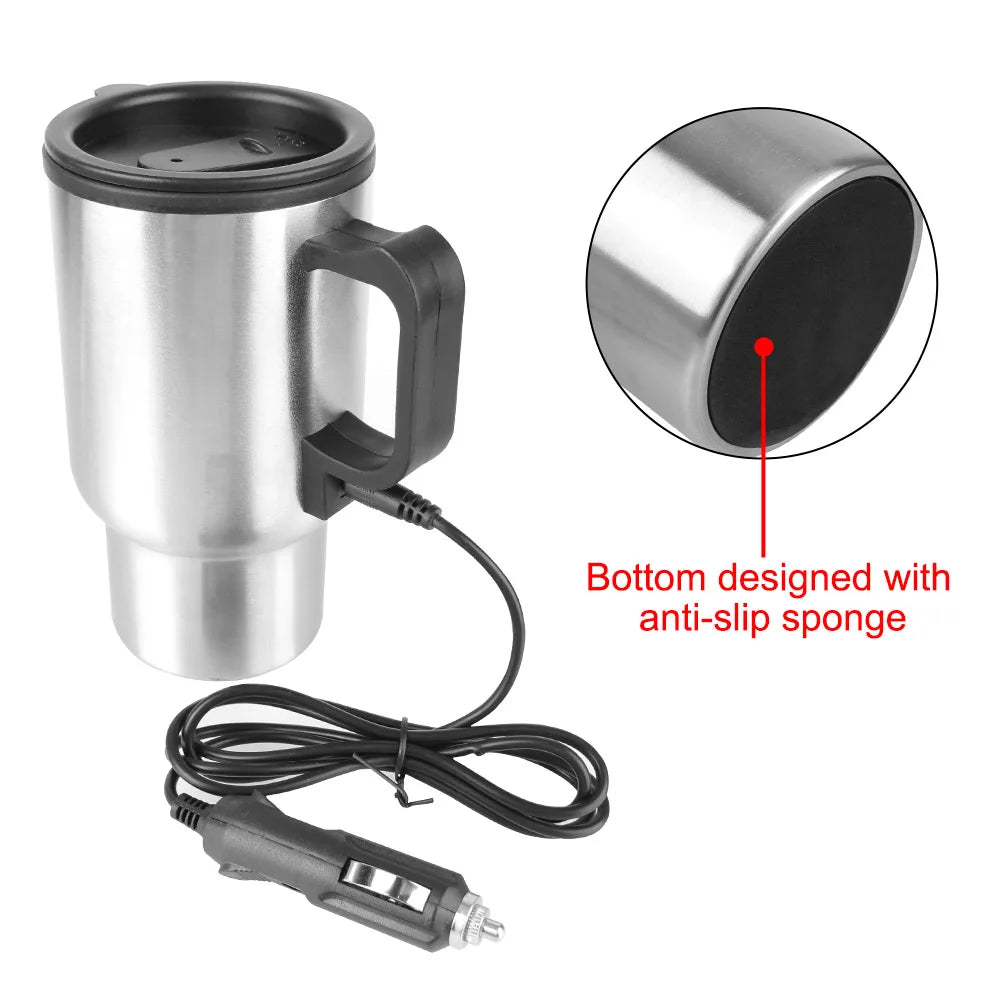 12V 450ml Electric Kettle - Thermal Mug