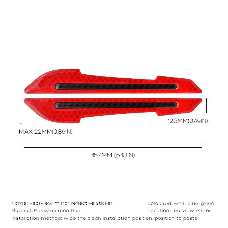 Reflective Anti-collision Strips Fenders - Warning Stickers