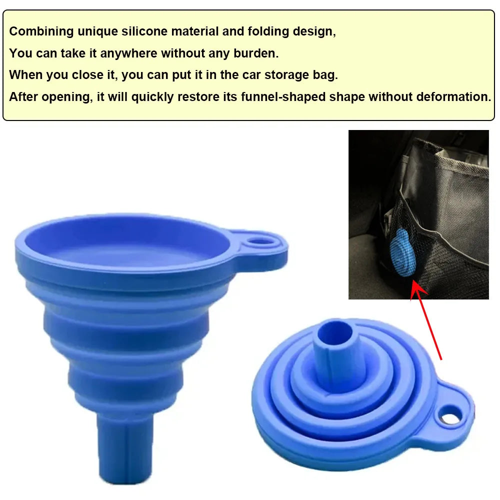 Universal Silicone Funnel - Foldable / Portable