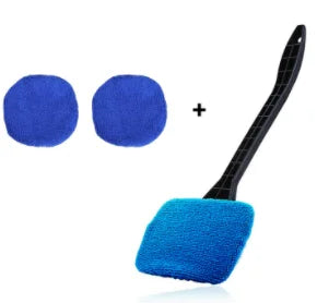 Window Brush Kit - Windshield Cleaning Tools with Microfiber Towel