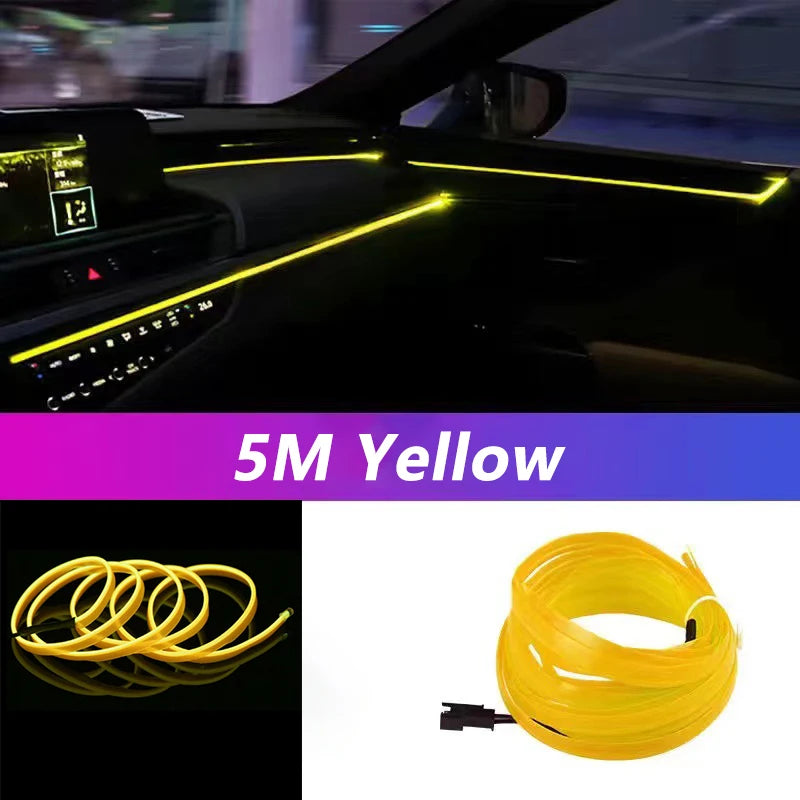 5M LED Strip Light Neon - Flexible Ambient Light with USB