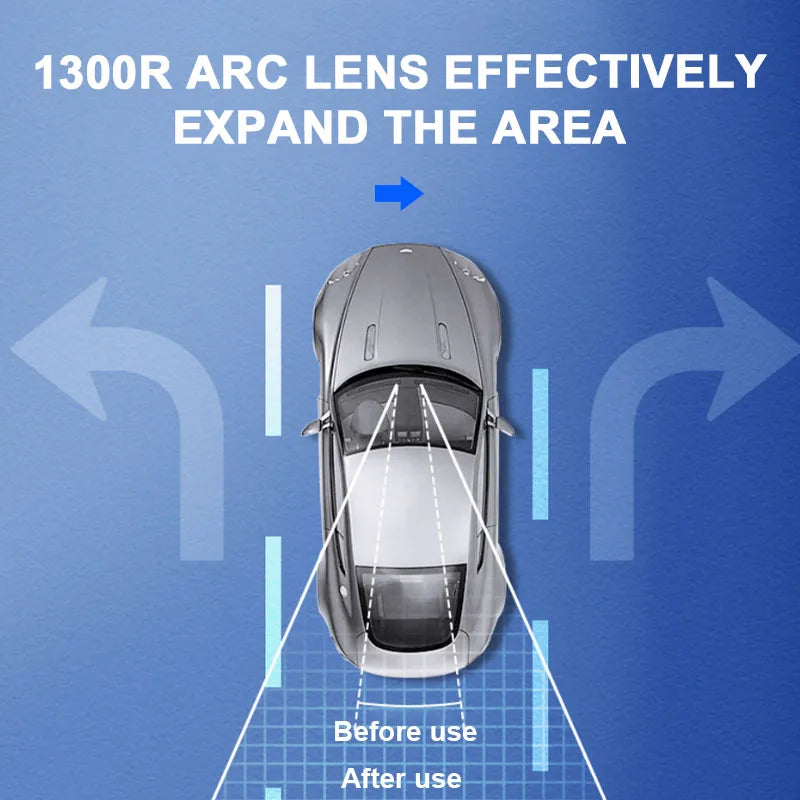 Wide Angle Rear View Mirror - Anti Glare