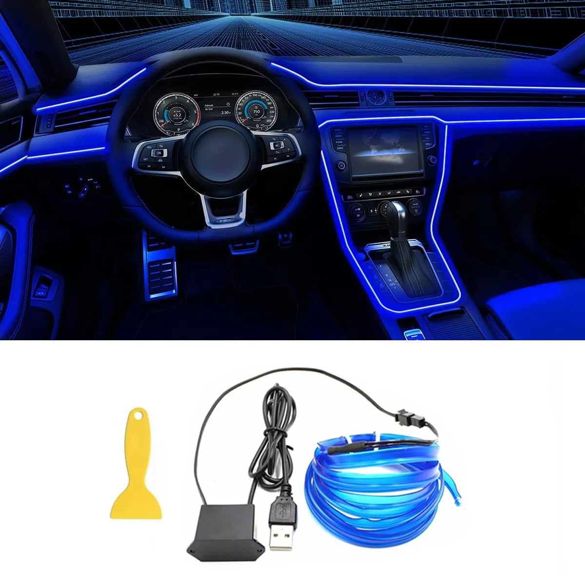 5M LED Strip Light Neon - Flexible Ambient Light with USB