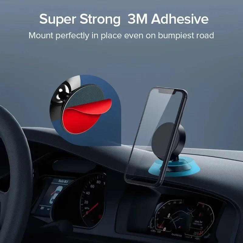 Strong Magnetic Car Holder 360° Foldable Round Bracket