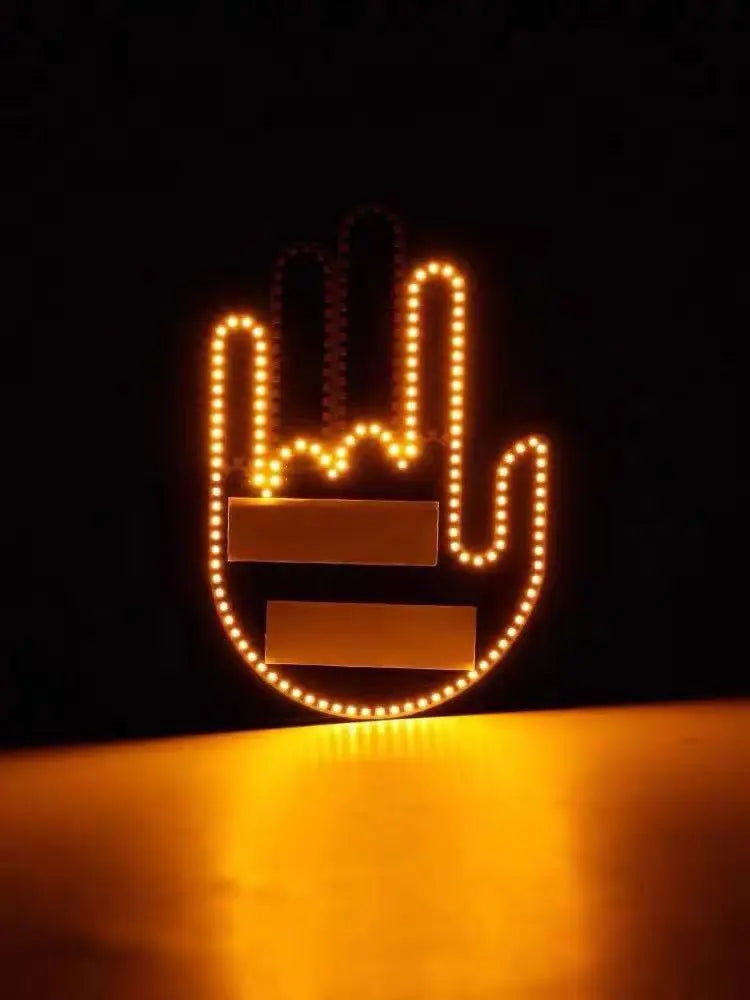 Finger Light with Remote - Middle Finger Gesture with Remote Control
