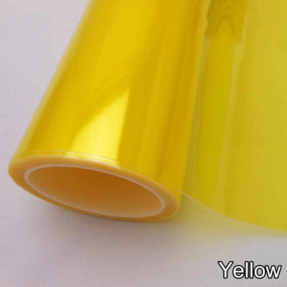 Smoke Matte Black Headlight Film Tint