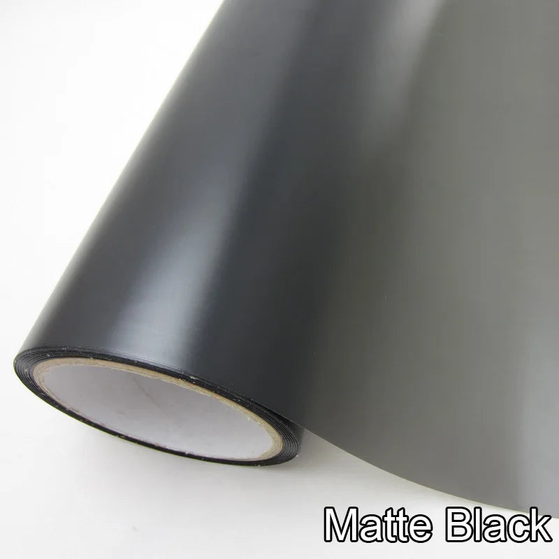 Smoke Matte Black Headlight Film Tint
