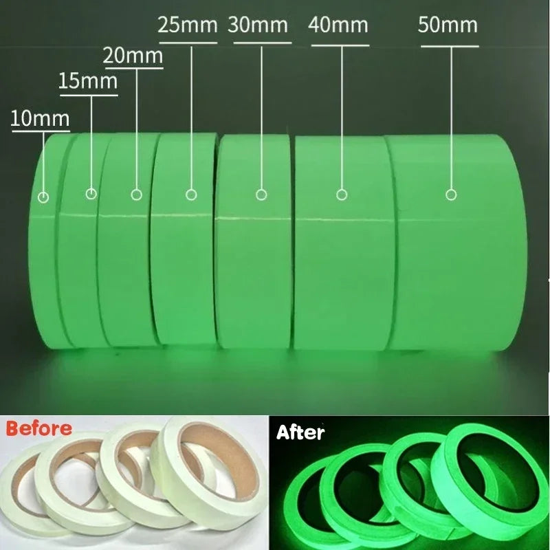 Reflective Tape Stickers - Glow Dark Night