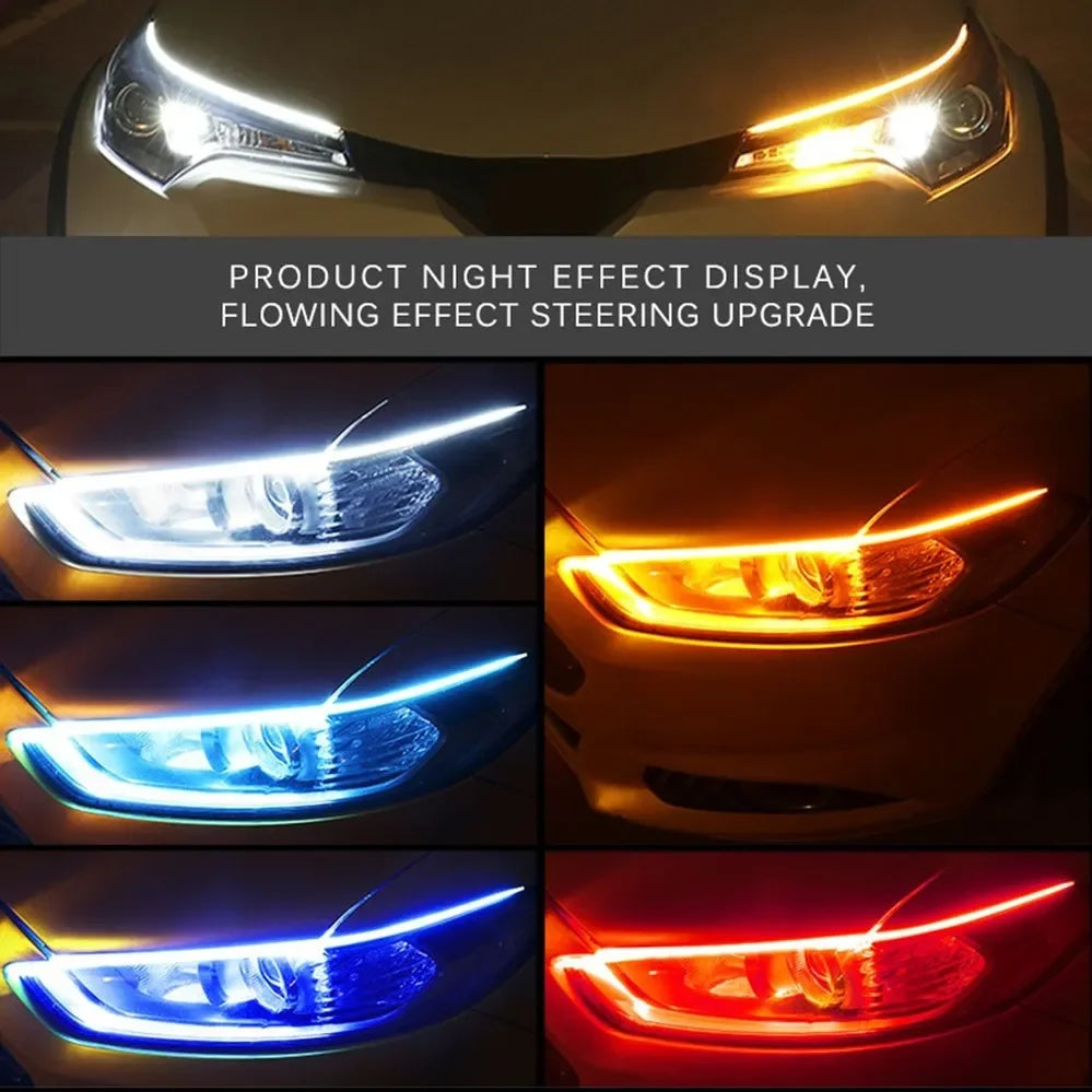 Universal Waterproof Headlight LED Strip - 2PCS