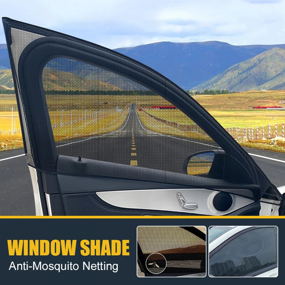 Universal Window Covers Side Window UV Shade Mesh for SUV - 4/2 PCS