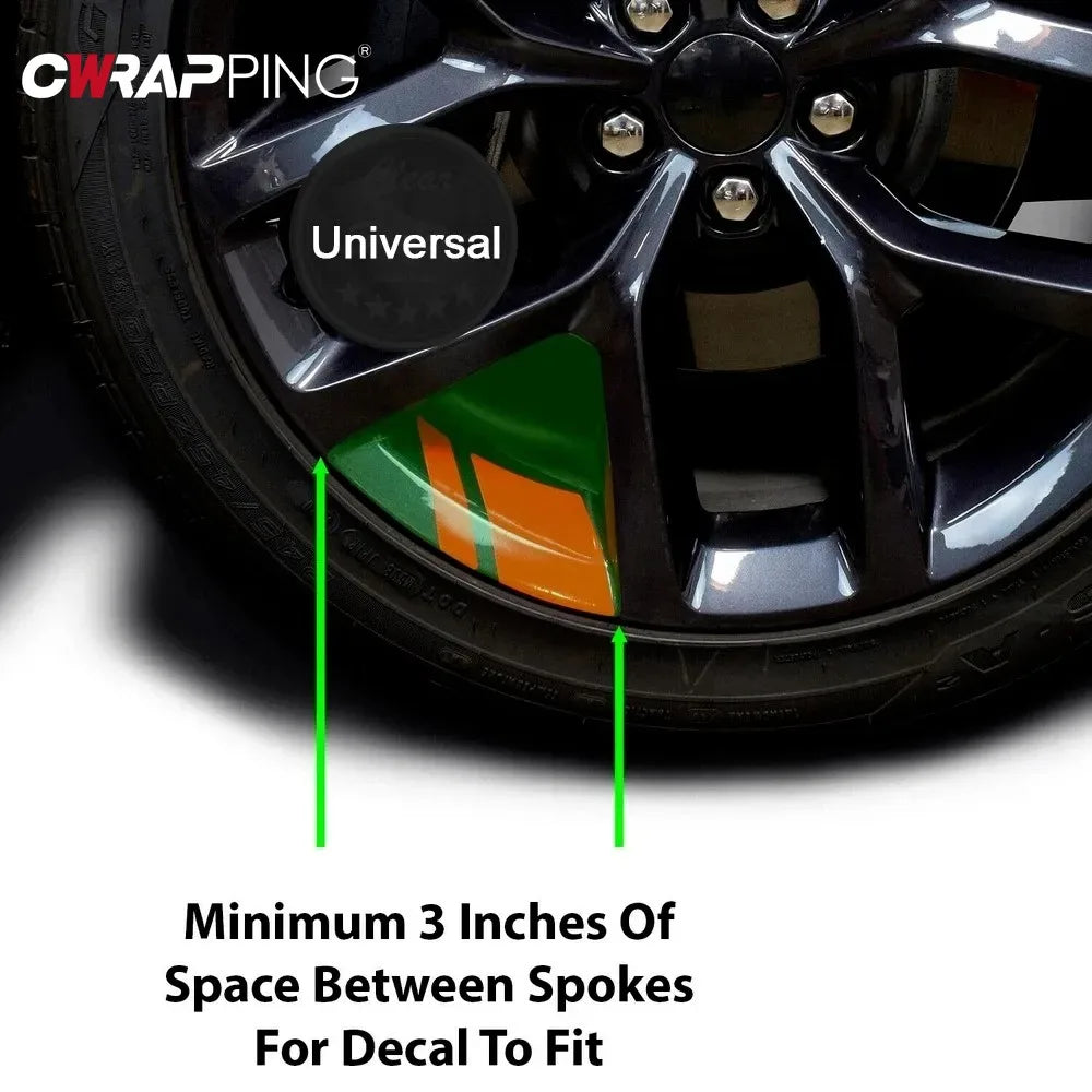 Wheel Reflective Stickers - Warning Sticker Reflector Protective Strip Film