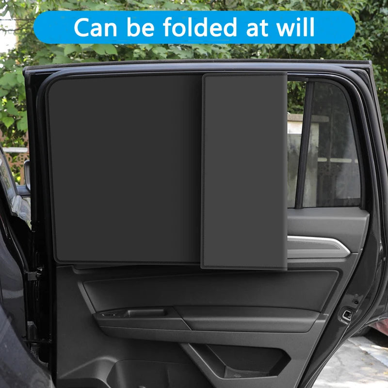 Universal Sunshade with Magnetic Suction