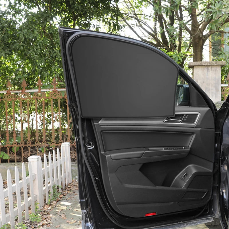 Universal Sunshade with Magnetic Suction