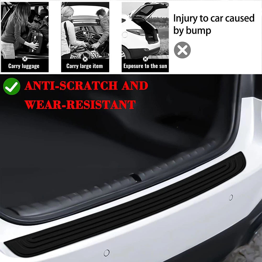 Universal Trunk Door Protector - Rear Bumper Rubber Pad