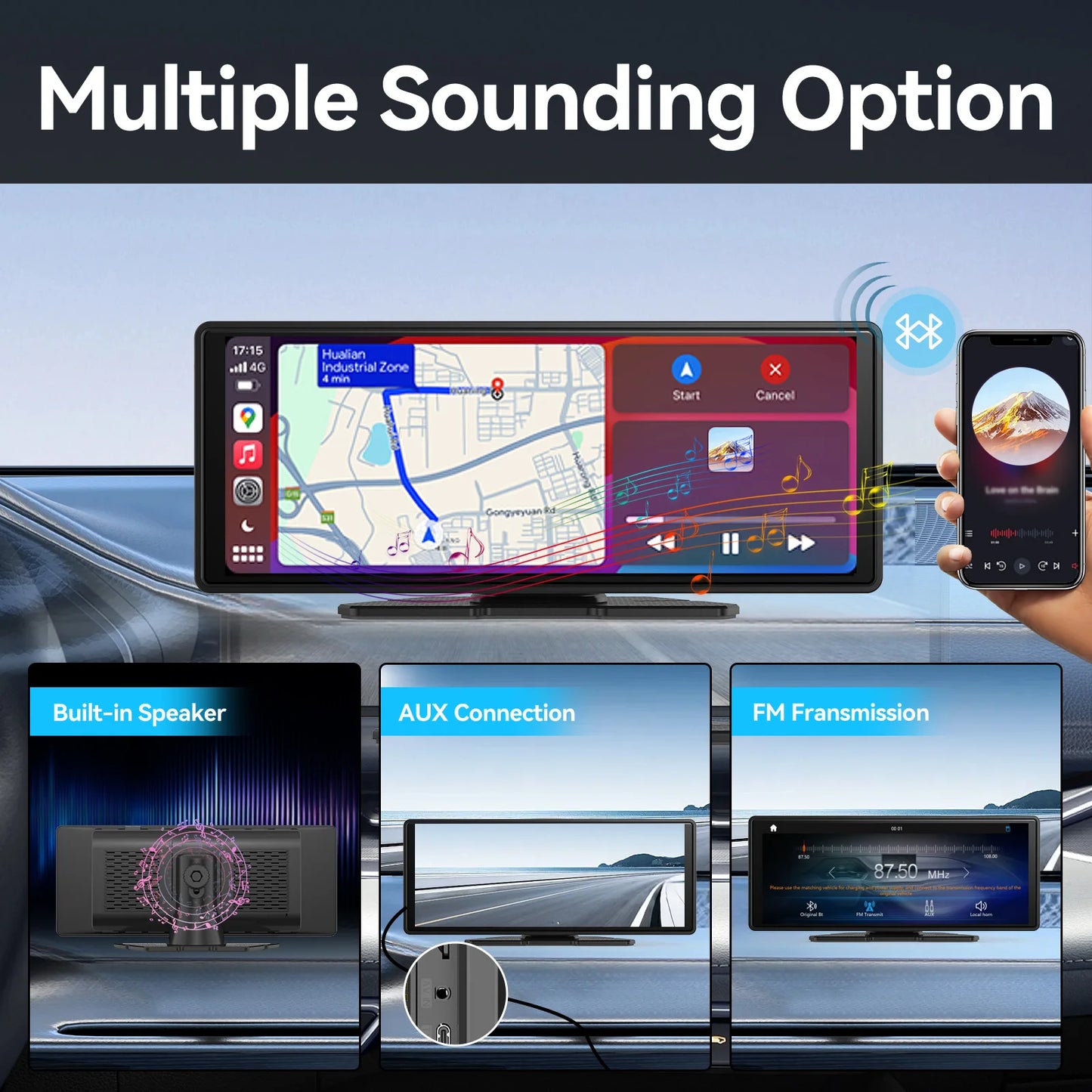 Universal Wireless Carplay - WIFI Video Player for Apple Or Android
