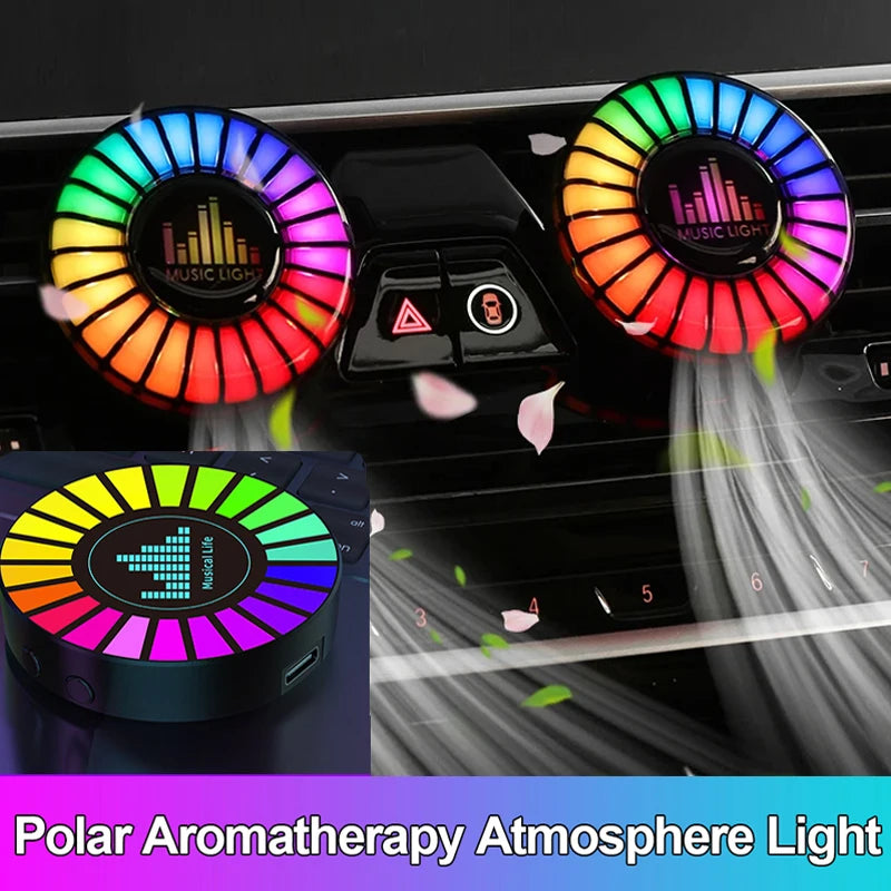 Smart LED 3D Ambient Lamp with Sound Control Music Rhythm