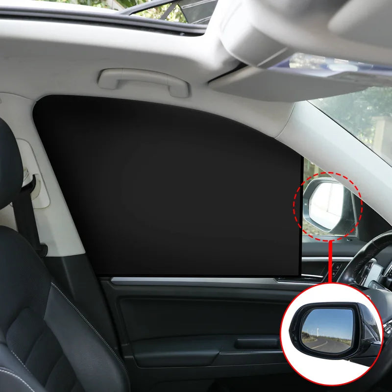 Universal Sunshade with Magnetic Suction