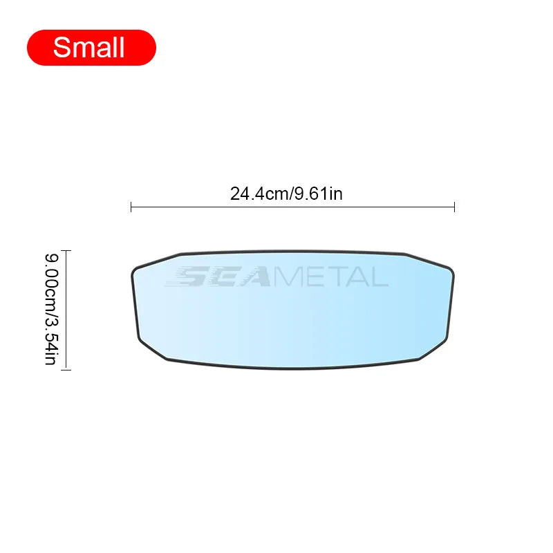Wide Angle Rear View Mirror - Anti Glare