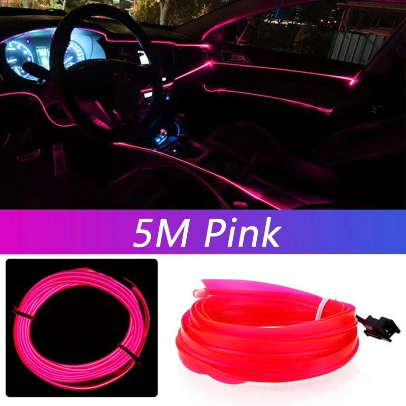 5M LED Strip Light Neon - Flexible Ambient Light with USB