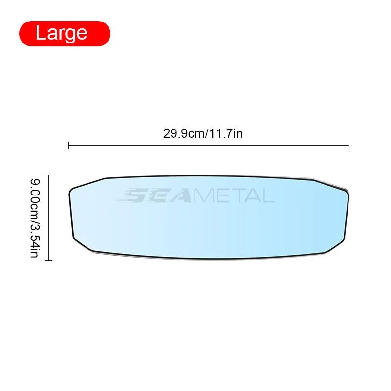 Wide Angle Rear View Mirror - Anti Glare