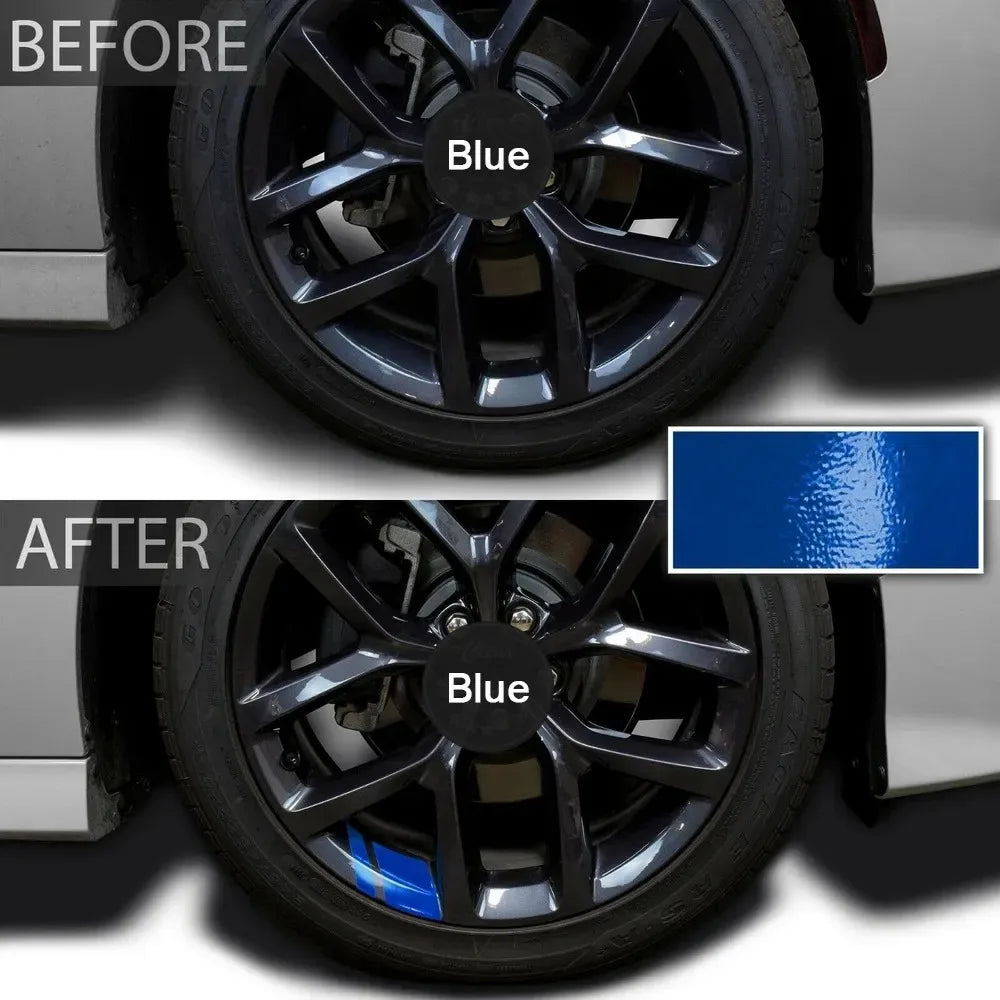 Wheel Reflective Stickers - Warning Sticker Reflector Protective Strip Film
