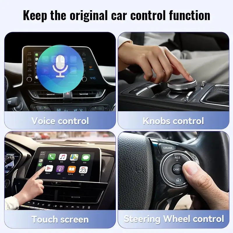 NEW Wireless CarPlay - Android & Apple Support WIFI and BT