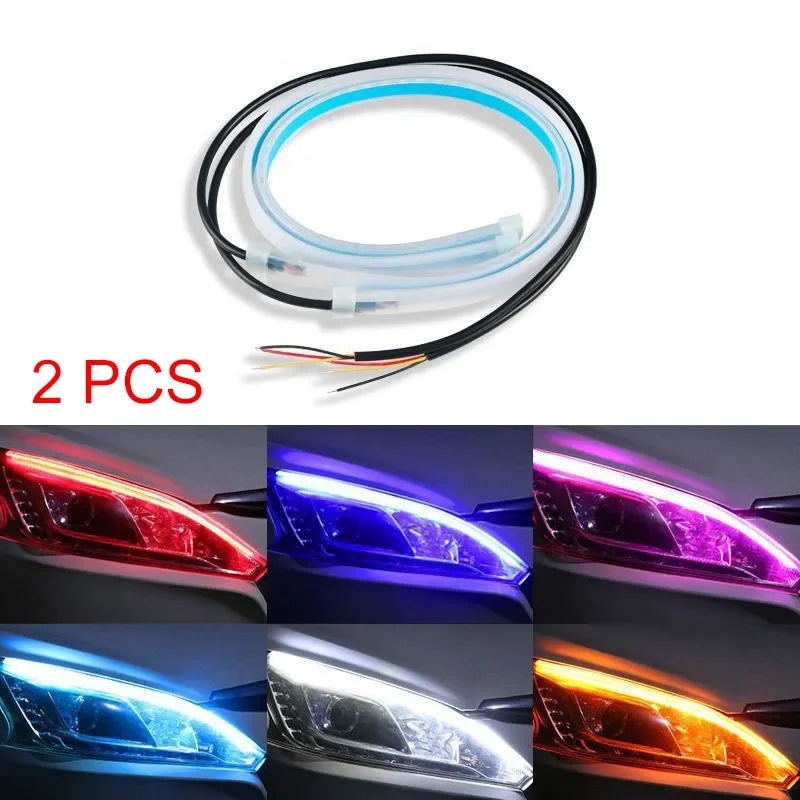 Universal Waterproof Headlight LED Strip - 2PCS