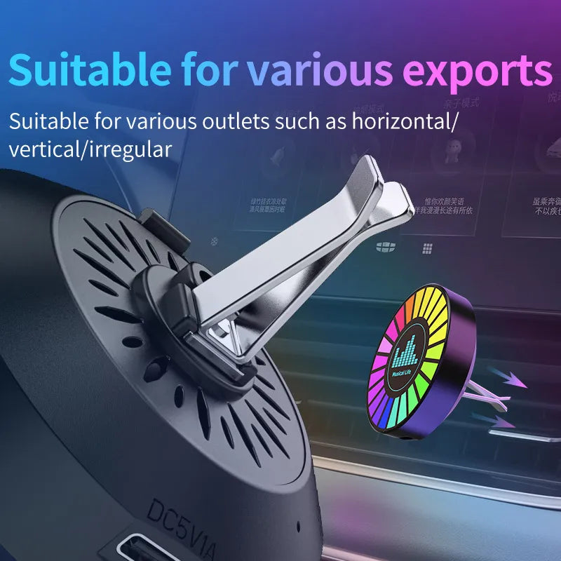 Smart LED 3D Ambient Lamp with Sound Control Music Rhythm