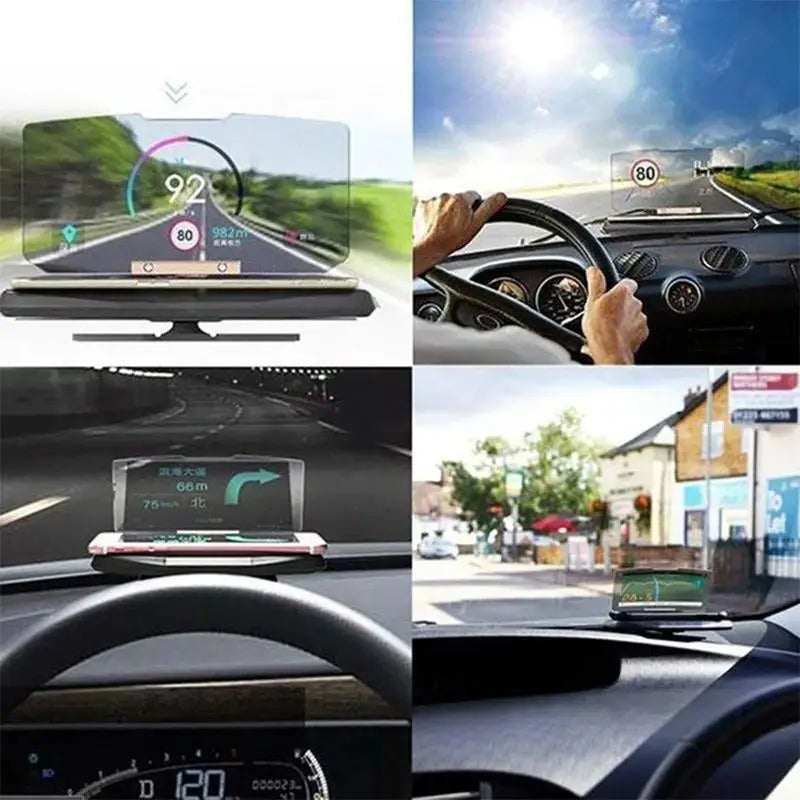 Navigation Projector Head-up Display QI Wireless Charger