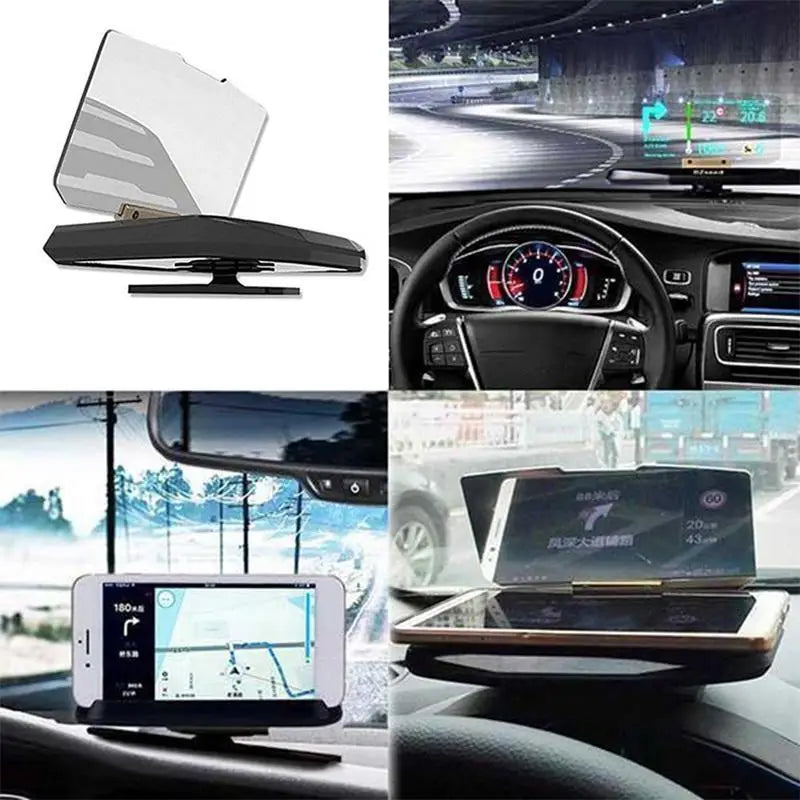 Navigation Projector Head-up Display QI Wireless Charger