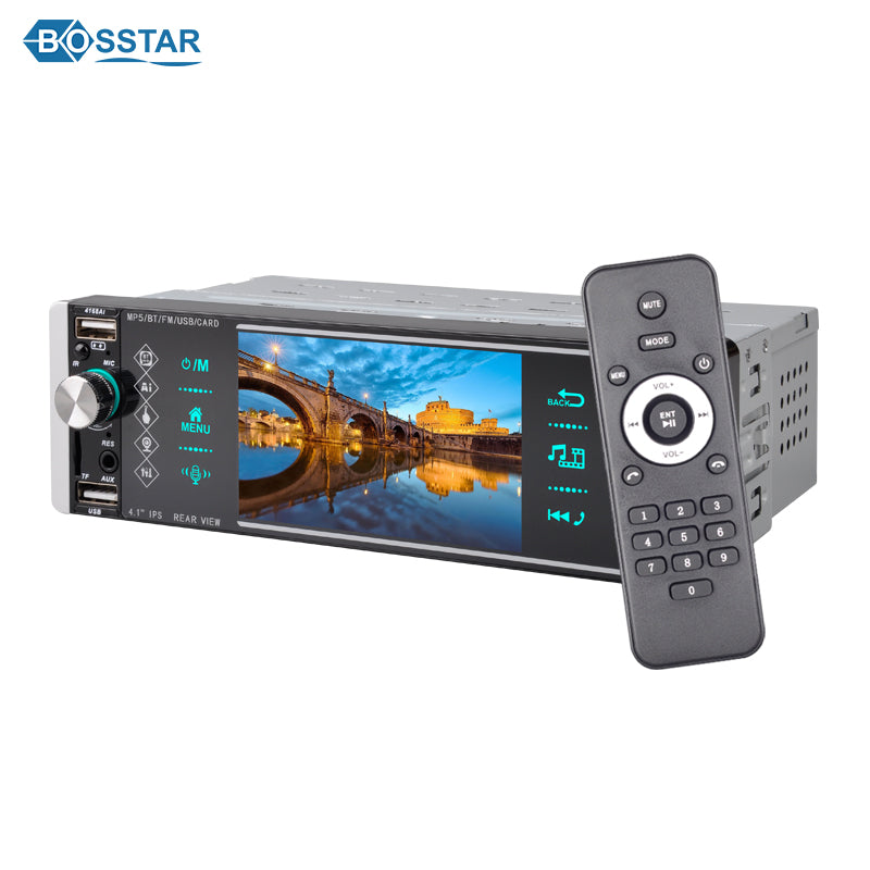 4.1inch Full Touchscreen Multimedia MP5 BT USB + Remote