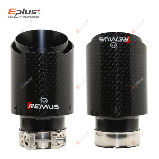 REMUS Gloss Carbon Exhaust System Pipe - Universal