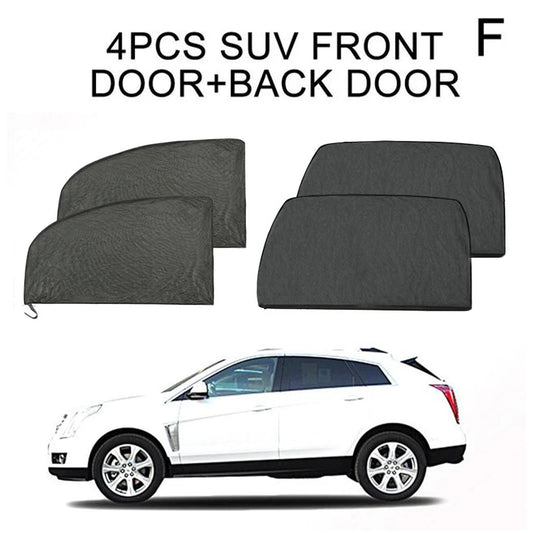 Universal Window Covers Side Window UV  Shade Mesh for SUV - 4/2 PCS