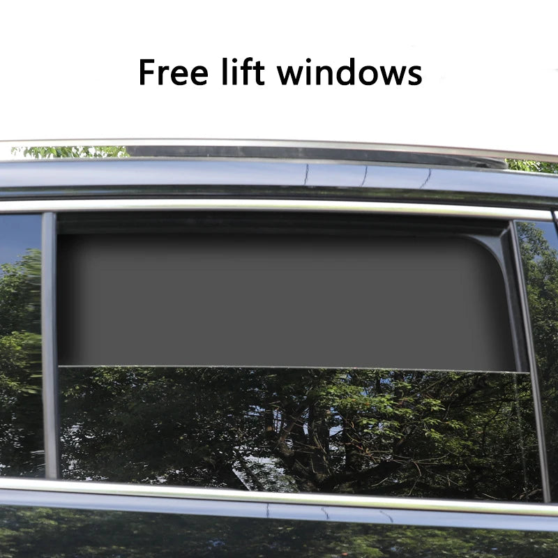 Universal Sunshade with Magnetic Suction