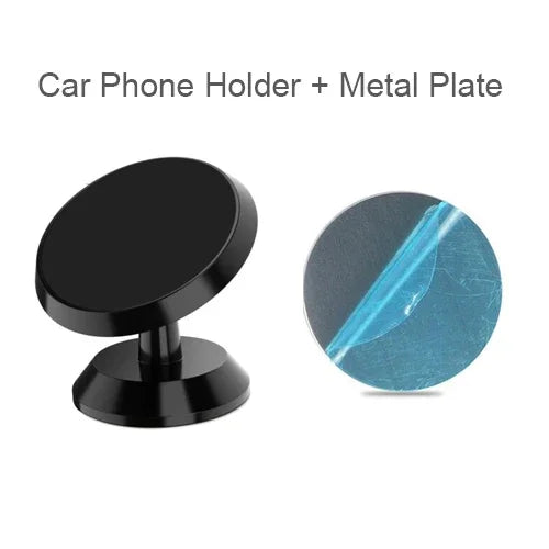 Strong Magnetic Car Holder 360° Foldable Round Bracket