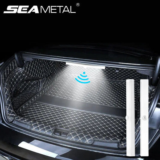 Sensor Light for Trunk / Hood - USB Rechargeable Automatic Induction Light Bar with Magnetic