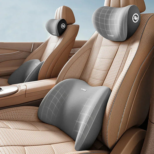 Universal Headrest with Memory Foam - Backrest Pillow