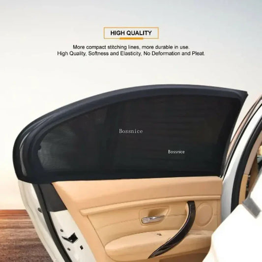 Universal Sun Side Window Shade Curtain - Rear Window 2PCS