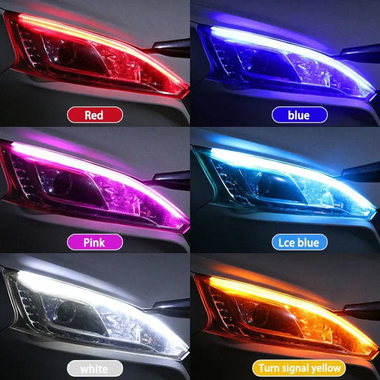 Universal Waterproof Headlight LED Strip - 2PCS